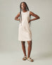Women's Muscle Tee Dress - Cork Stripe